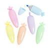Pastel Carrot-Shaped Highlighters - 12 Pc. Image 1