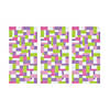 Pastel Color Brick Party Backdrop - 3 Pc. Image 1