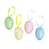 Pastel Metallic Easter Egg Ornaments - 12 Pc. Image 1