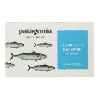 Patagonia Provisions - Mackerel Lemon Caper - Case of 10-4.2 OZ Image 1