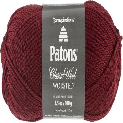 Patons Classic Wool Yarn-Claret Image 1