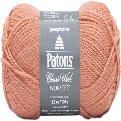 Patons Classic Wool Yarn-Coral Peach Image 1