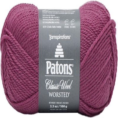 Patons Classic Wool Yarn-Rich Raspberry Image 1