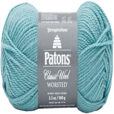 Patons Classic Wool Yarn-Teal Chalk Image 1