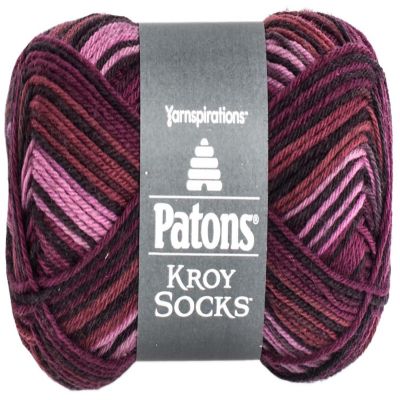 Patons Kroy Socks Yarn-Amethyst Stripes Image 1