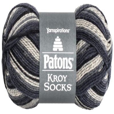 Patons Kroy Socks Yarn-Eclipse Stripes Image 1