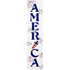 Patriotic "America" Fireworks Wooden Porch Sign - 36" Image 1