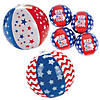 Patriotic Beach Ball Kit Assortment - 36 Pc. Image 1