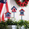 Patriotic Birdhouse Planter Sticks - 3 Pc. Image 1