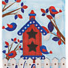 Patriotic Birdhouse "Welcome" Outdoor Garden Flag 18" x 12.5" Image 3