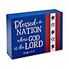 Patriotic Blessed is the Nation Tabletop Decoration Image 1