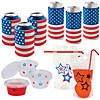 Patriotic Drinking Kit - 198 Pc. Image 1