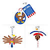 Patriotic Eagle Craft Kit Assortment - Makes 36 Image 1