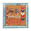 Patriotic Faith Family Freedom Sign Image 1