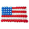 Patriotic Flag Balloon Wall Frame Kit - Makes 1 Image 1