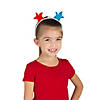Patriotic Glow Stick Star Headbands - 12 Pc. Image 2