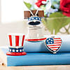 Patriotic Hinged Boxes Tabletop Decorations - 3 Pc. Image 1