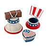 Patriotic Hinged Boxes Tabletop Decorations - 3 Pc. Image 1