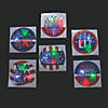 Patriotic Light-Up Badges with Sayings - 12 Pc. Image 1