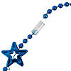 Patriotic Metallic Chunky Star Bead Necklaces - 24 Pc. Image 2