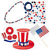 Patriotic Parade Outfit Craft Kit Assortment - Makes 24 Image 1