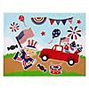 Patriotic Parade Sticker Scenes &#8211; 12 Pc. Image 1