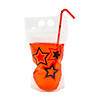Patriotic Party Collapsible Plastic Drink Pouches with Straws - 50 Pc. Image 2