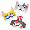 Patriotic Pets Mask Craft Kit - Makes 12 Image 1