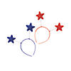 Patriotic Red & Blue Star Head Boppers - 12 Pc. Image 1