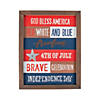 Patriotic Religious Phrases Wall Sign Image 1