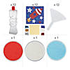 Patriotic Sand Art Craft Kit Assortment &#8211; Makes 24 Image 1