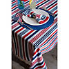 Patriotic Stripe Outdoor Tablecloth With Zipper 60X84 Image 3