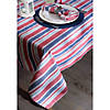 Patriotic Stripe Tablecloth 60X120 Image 2