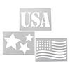 Patriotic Yard Stencils - 3 Pc. Image 1