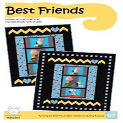 Pattern~Best Friends Peanuts by Jennifer Fulton~2 Sizes Image 1