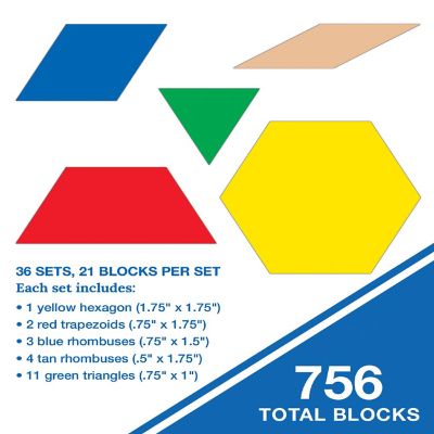 Pattern Blocks Curriculum Cutouts Image 1