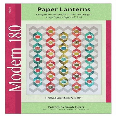 Pattern Paper Lanterns Modern 77'' x 104'' by Sarah Furrer of Studio 180 Designs Image 1
