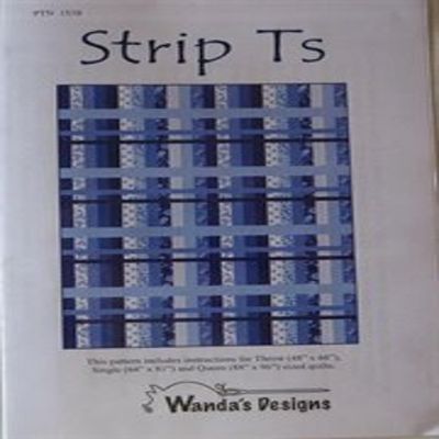 Pattern Strip Ts  A Stunning Quilt using Strips In Three Sizes Image 1