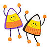 Patterned Candy Corn Magnet Craft Kit - Makes 12 Image 1