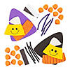 Patterned Candy Corn Magnet Craft Kit - Makes 12 Image 1