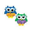 Patterned Owl Magnet Craft Kit - Makes 12 Image 1