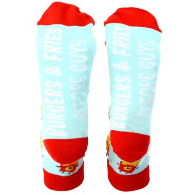 Pavilion Burger and Fries Unisex Cotton Blend Ankle Socks 75075 Image 1