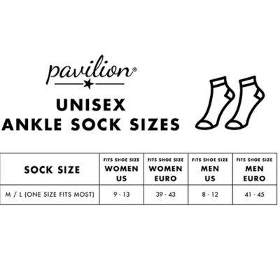 Pavilion Burger and Fries Unisex Cotton Blend Ankle Socks 75075 Image 3