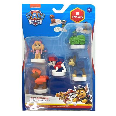 PAW Patrol Stampers 5pk Rocky Recycle Truck Marshall Skye Chase Figures PMI International Image 1