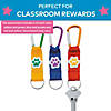 Paw Print Carabiner Keychains - 12 Pc. Image 2