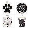 Paw Print Disposable Tableware Kit for 24 Guests Image 1