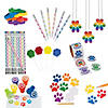 Paw Print Handout Kit for 24 Image 1