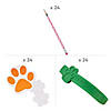 Paw Print Stationery Notepad Kit - 72 Pc. Image 1