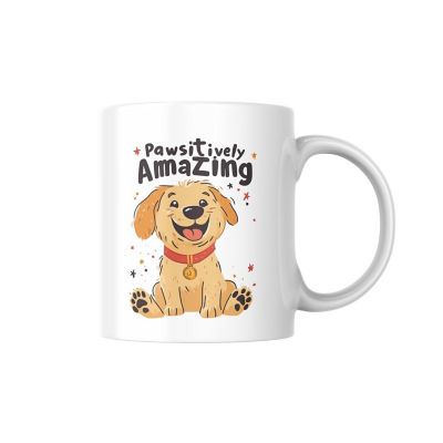 Pawsitively Amazing Mug by Dancing Littles Jungle Image 1