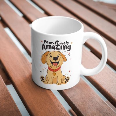 Pawsitively Amazing Mug by Dancing Littles Jungle Image 2